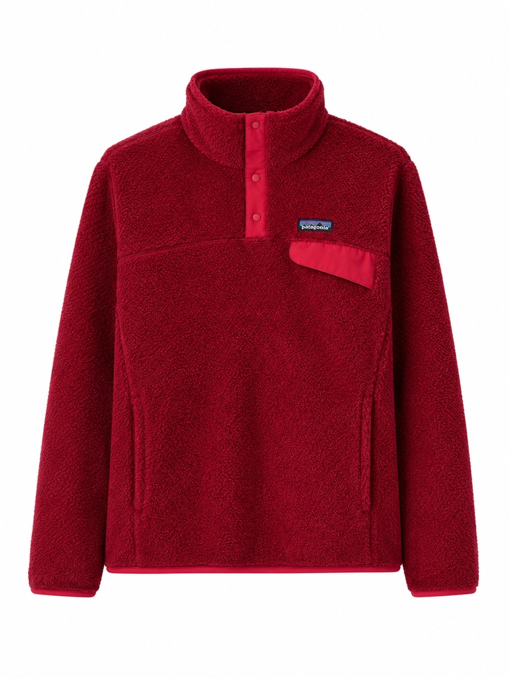 Patagonia Re-tool Snap T Pullover in Maraschino - Size M - Picture 2 of 9